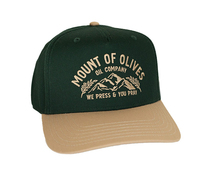 Mount of Olives Dark Green Snapback Hat
