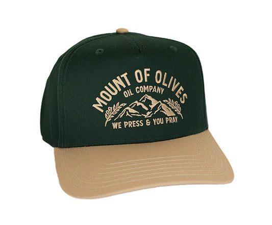 Mount of Olives Dark Green Snapback Hat
