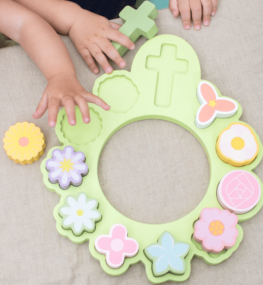 Mary Garden Wooden Decade Rosary Puzzle