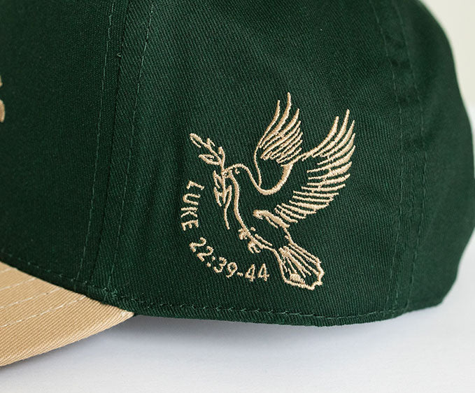 Mount of Olives Dark Green Snapback Hat