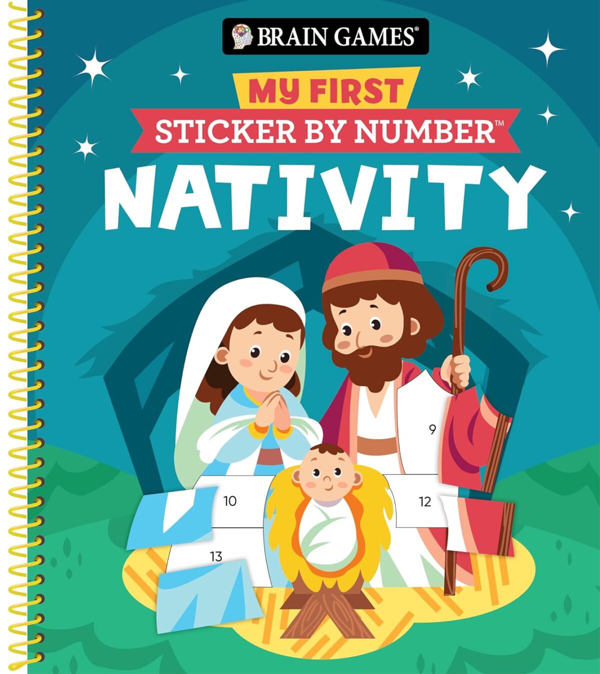 My First Sticker by Number Nativity
