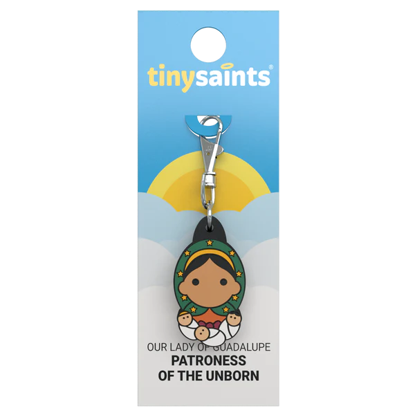 Tiny Saints Charm Our Lady of Guadalupe, Patroness of the Unborn