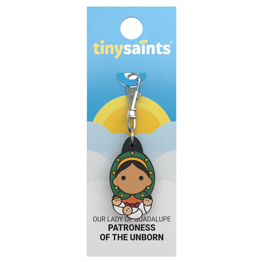 Tiny Saints Charm Our Lady of Guadalupe, Patroness of the Unborn