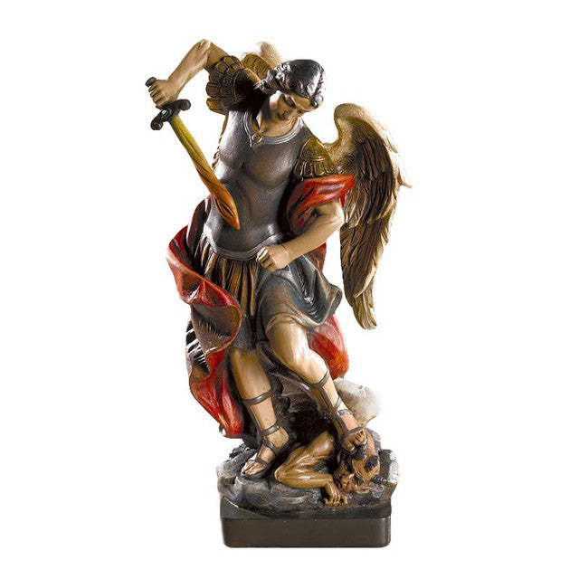 8" St Michael Statue