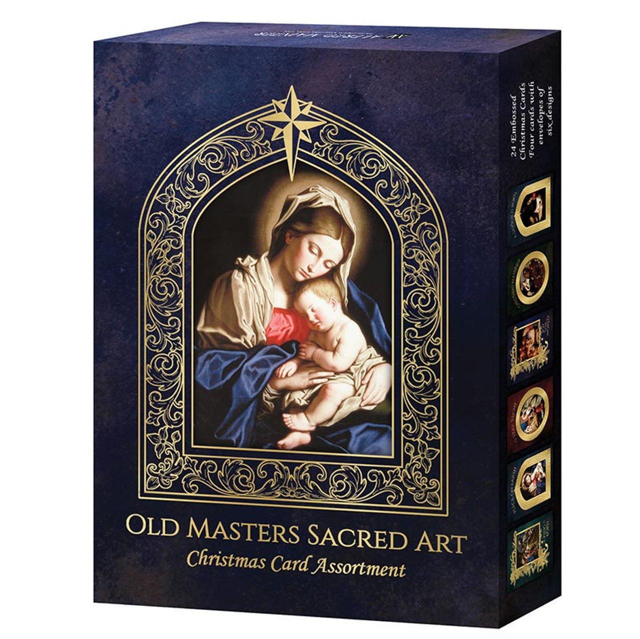 Old Masters Christmas Card Set (6 Asst) - 24 cards/bx