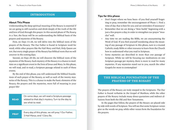 The Rosary In a Year Prayer Guide
