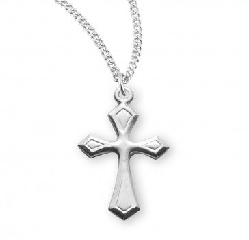 Sterling Silver Cross 18" Chain