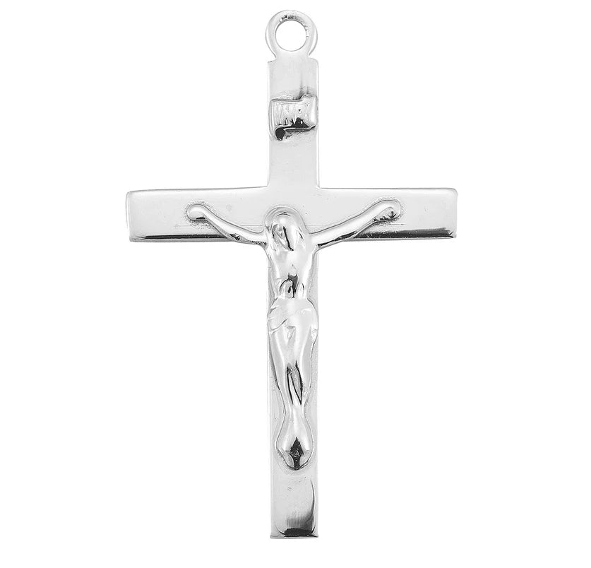 Sterling Silver Crucifix 18" Chain
