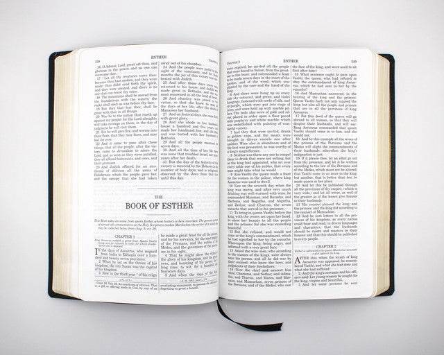 Douay Rheims Version Catholic Bible -Black