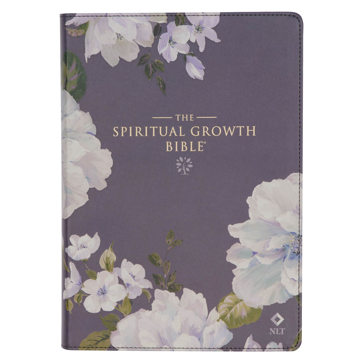 NLT Spiritual Growth Bible - Dusty Purple