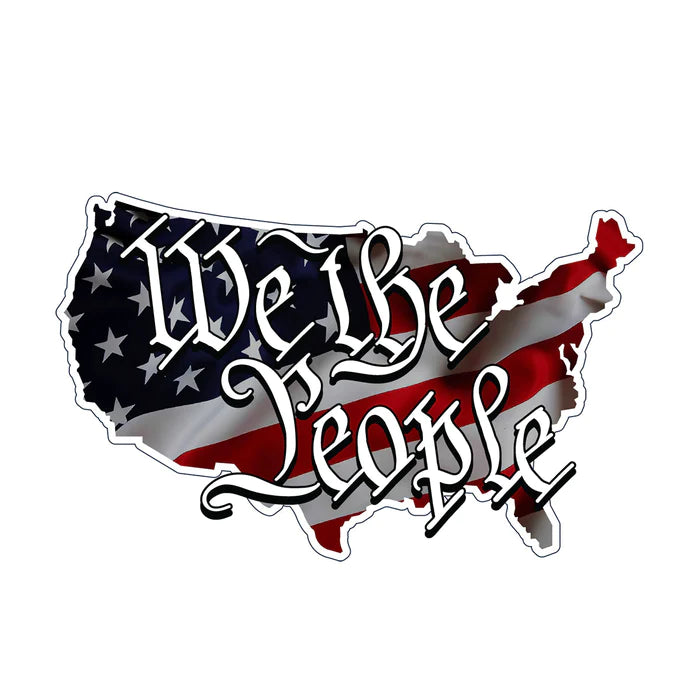 We the People Vinyl Sticker