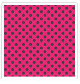 Roll Wrap Pink Black Dots
