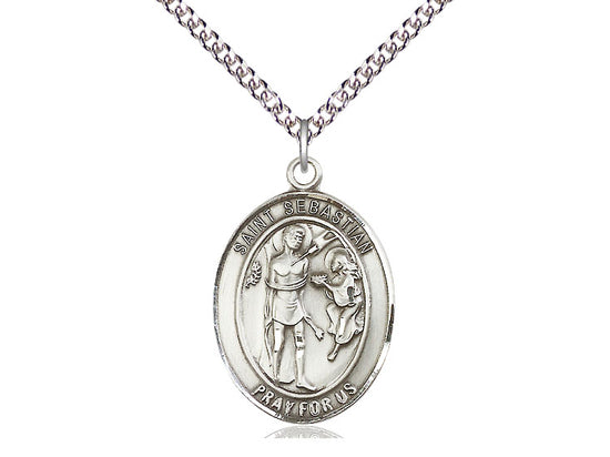 St. Sebastian Sterling Medal Box Set