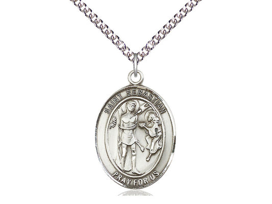 St. Sebastian Sterling Medal Box Set
