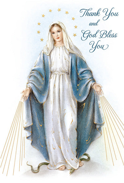 Thank You and God Bless You Greeting Card