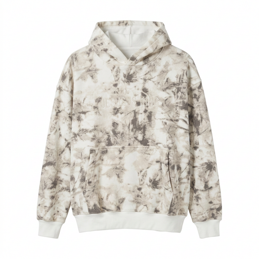 Jesus is King White Camo Hoodie