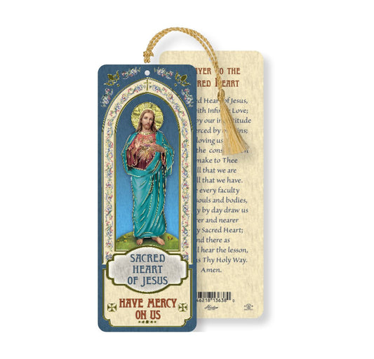 Sacred Heart of Jesus Laminated Bookmark