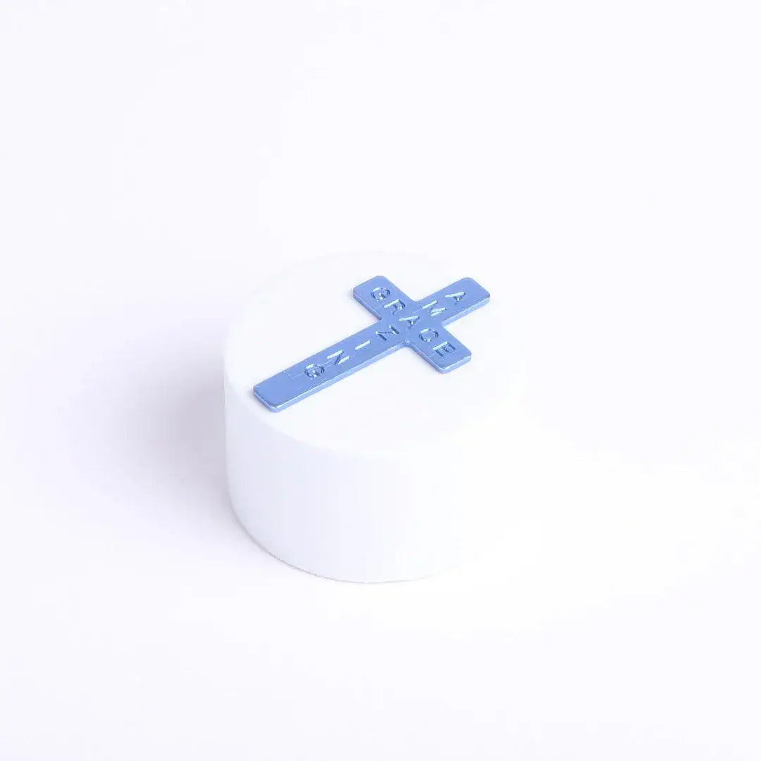 Pocket Cross Amazing Grace Blue