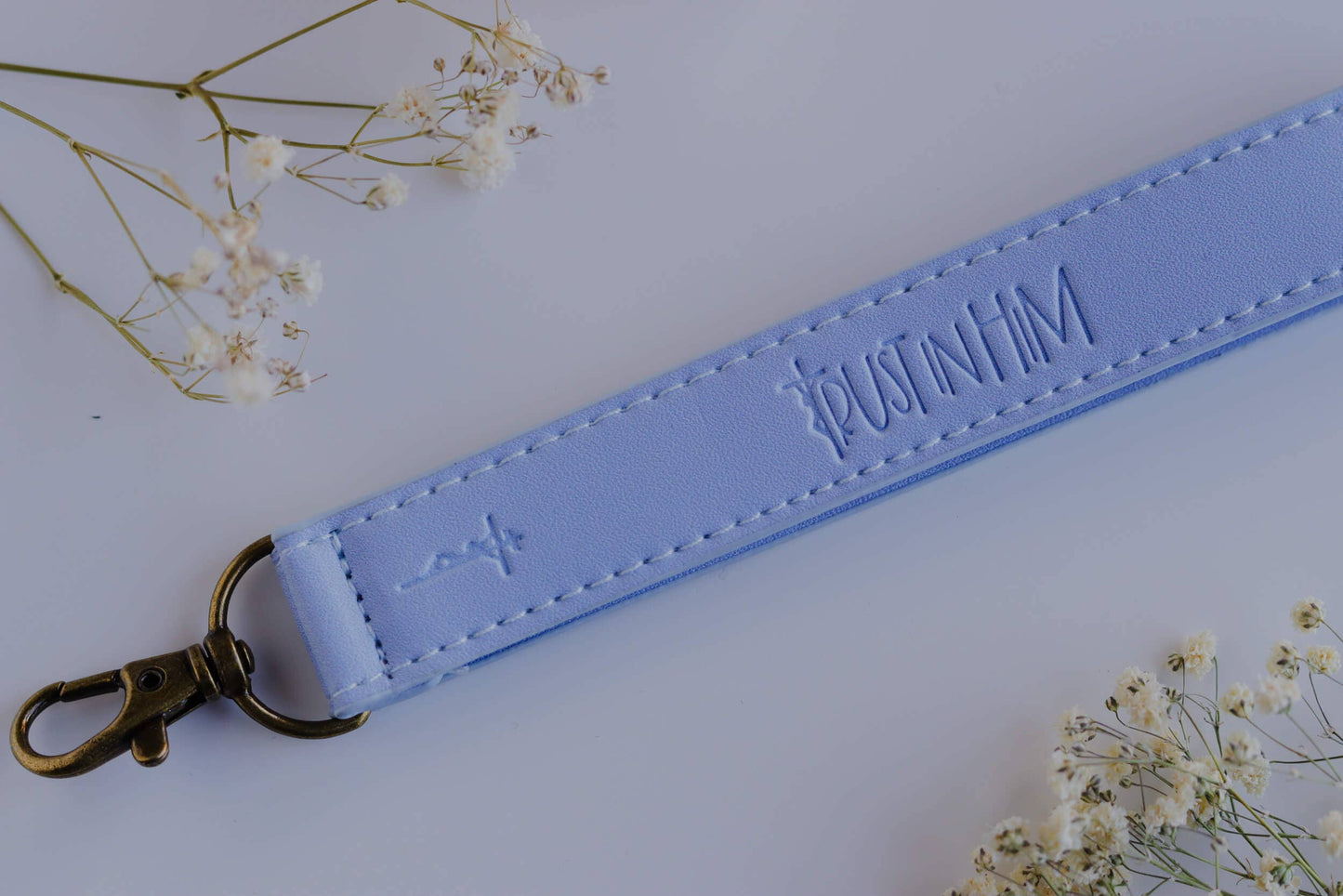 Trust in Him wristlet