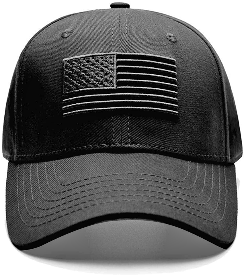 American Flag Embroidered Low Profile Baseball Cap US Flag