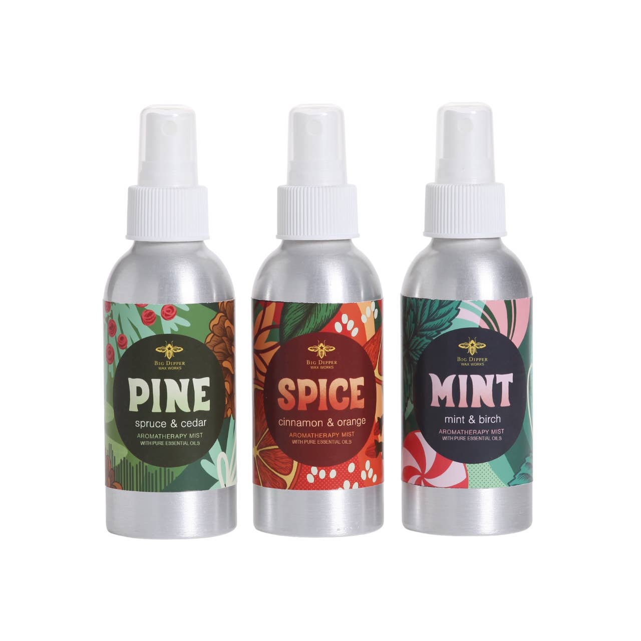 Aromatherapy Mists – Natural Holiday Scents – 4.2 oz