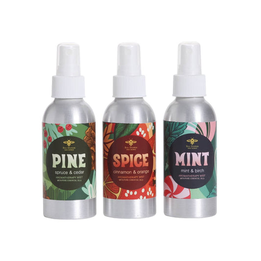 Aromatherapy Mists – Natural Holiday Scents – 4.2 oz