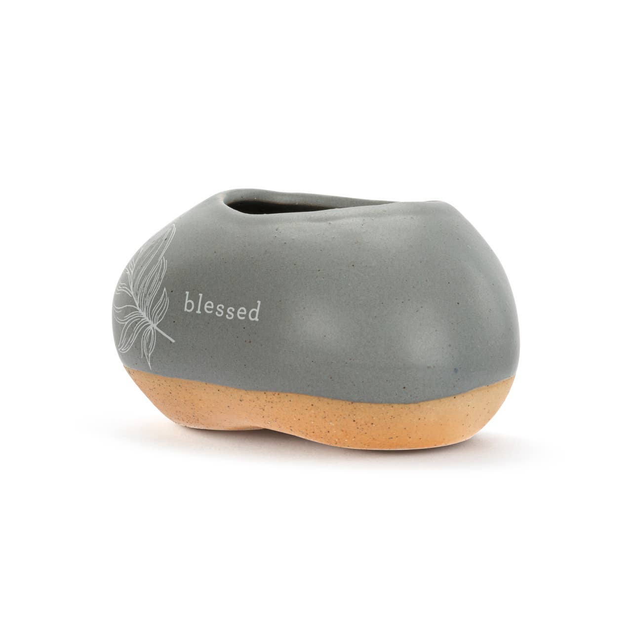 Inspired Small Planter - Blessed