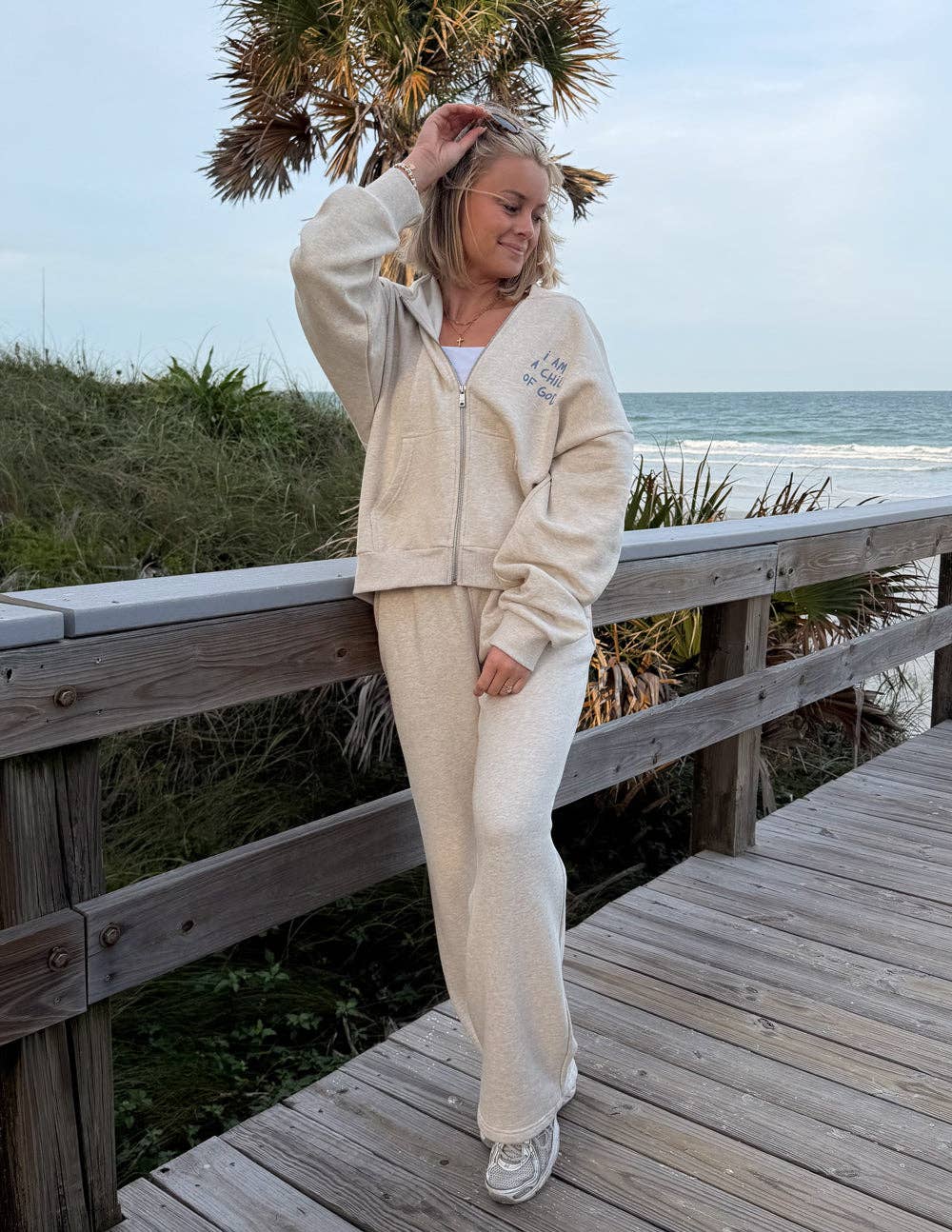 Child of God Eggshell Full-Zip Hoodie