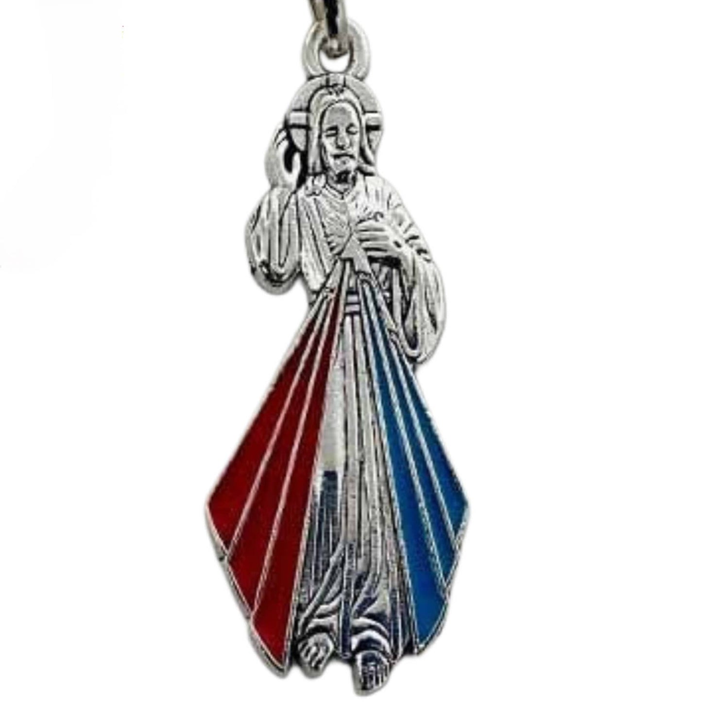 Keychain - Divine Mercy 3" 