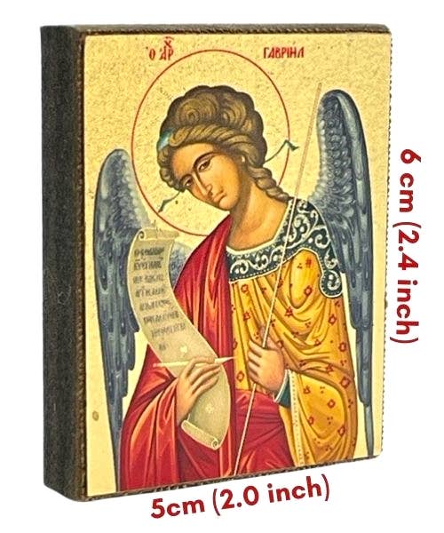 Archangel Gabriel Silk Screen Icon Magnet