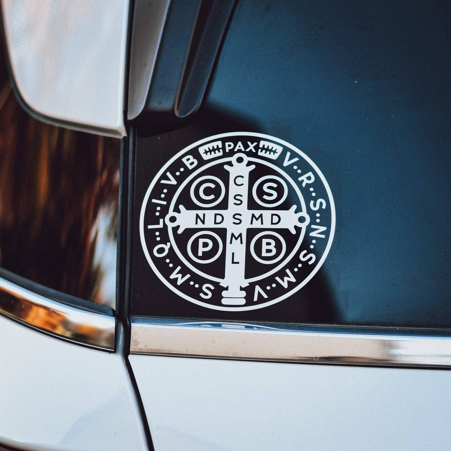 Saint Benedict Medal Decal