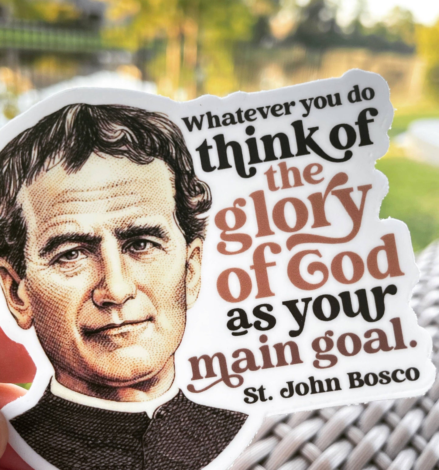 St. John Bosco Catholic Sticker