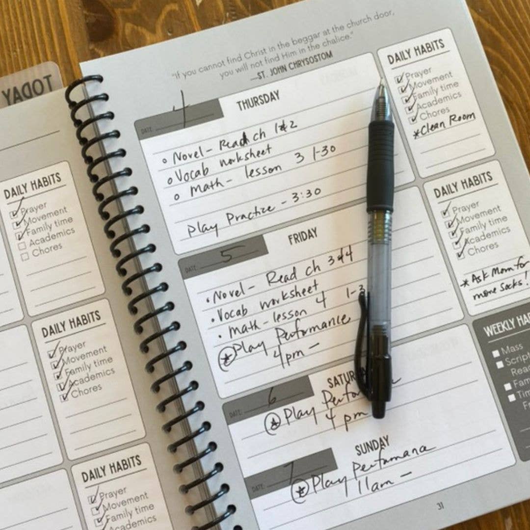 The Catholic Student Planner: An Undated Journey With the Saints