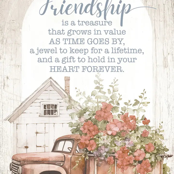 Friendship Is A Treasure - Mini Blessings 4X6