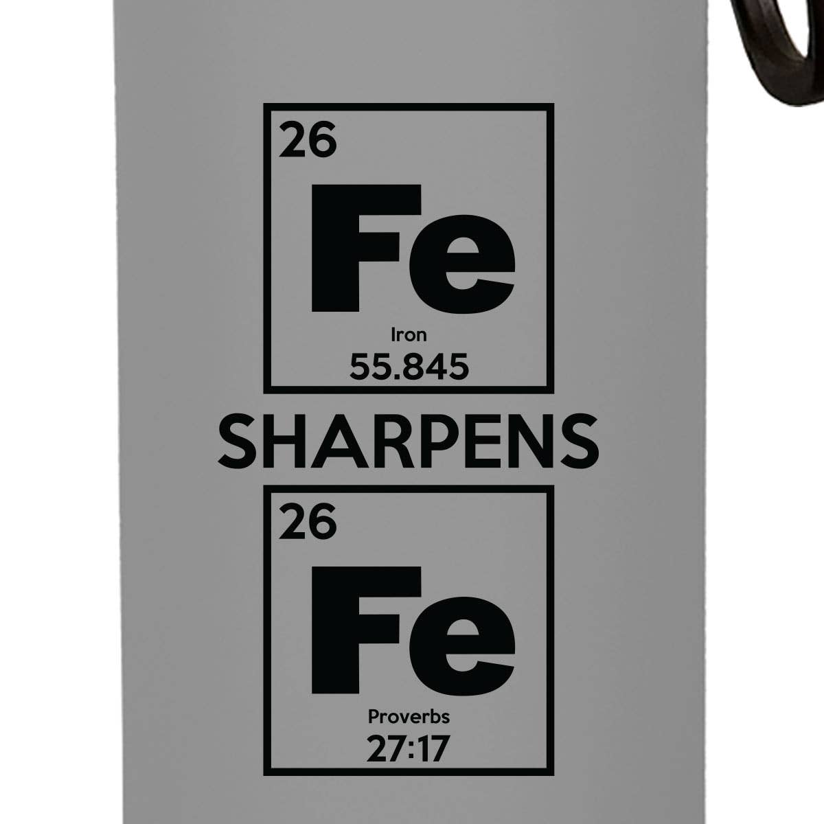 Kerusso 24 oz Stainless Steel Bottle Iron Sharpens Iron