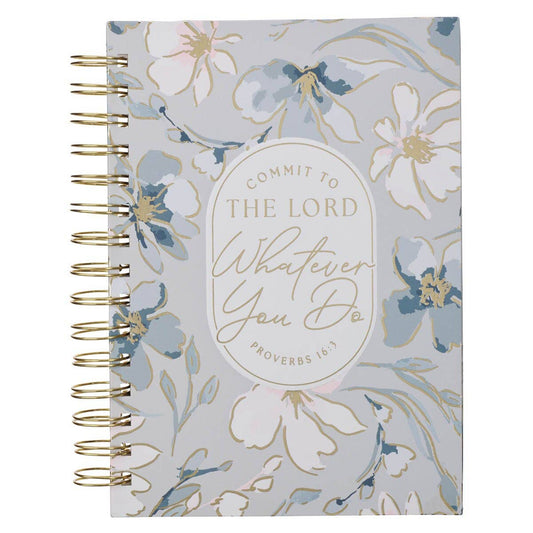 Floral Commit to the Lord Journal