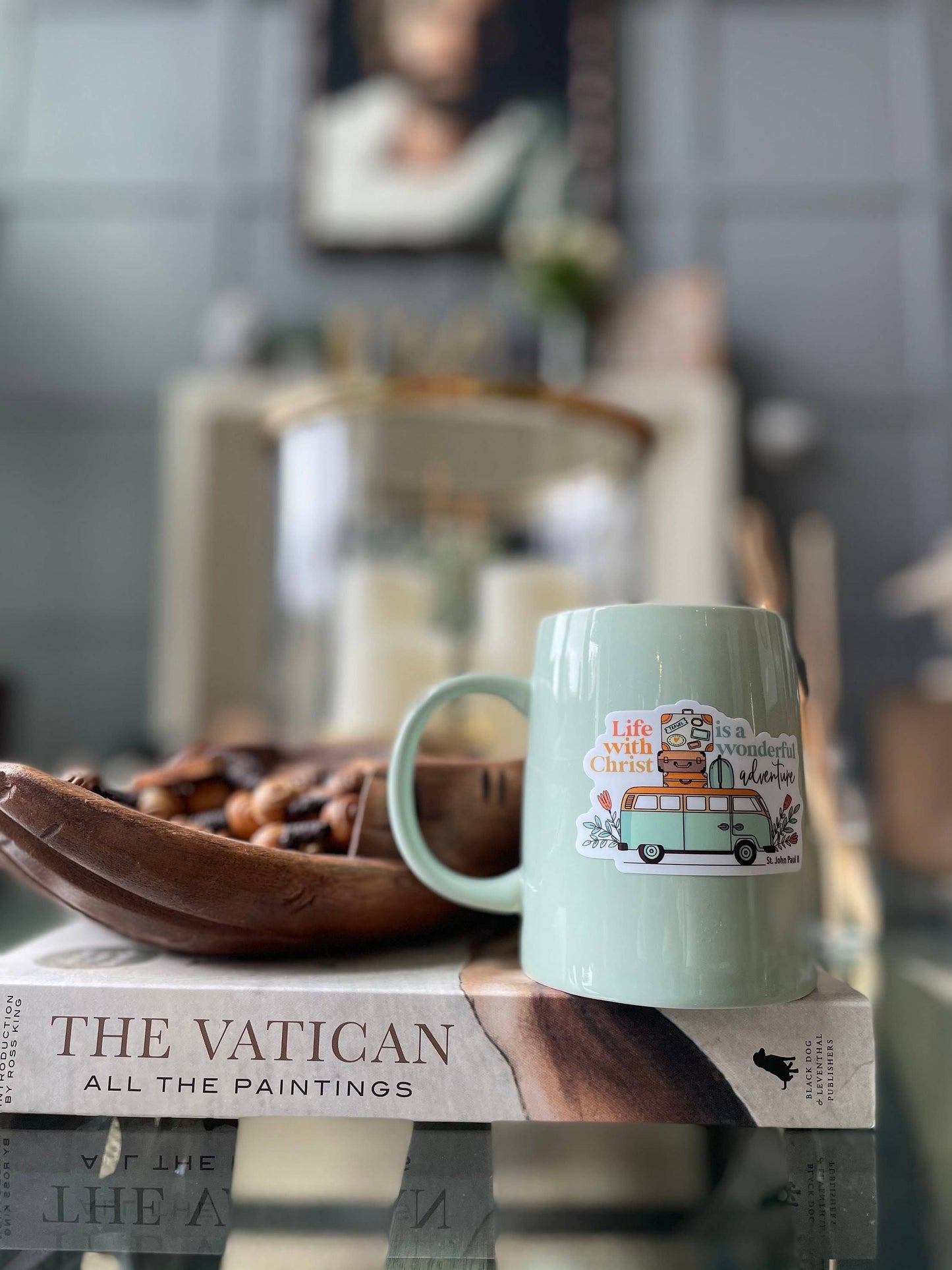 JPII Life With Christ Is A Wonderful Adventure Sticker