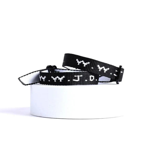 Bracelet Woven WWJD (Black)