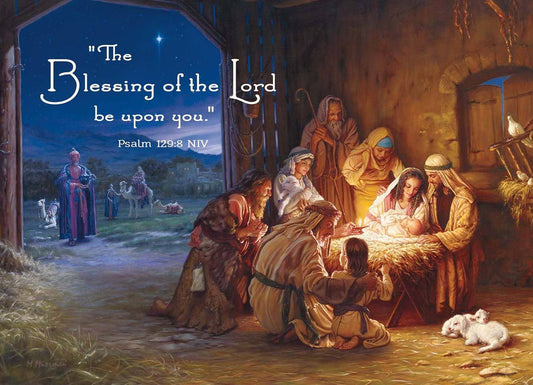In the Manger Faith Holiday Cards in a Box