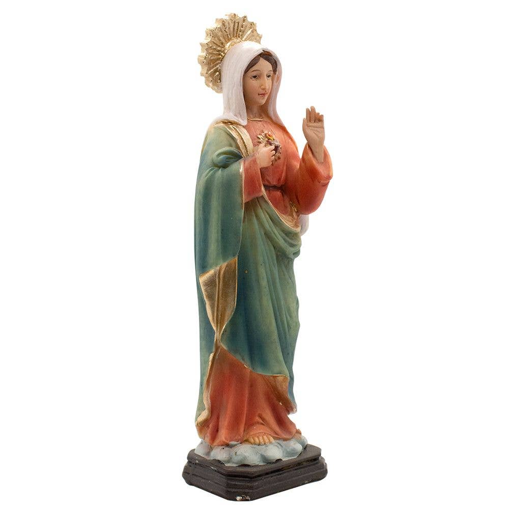 Immaculate Heart of Mary 8" Resin Statue