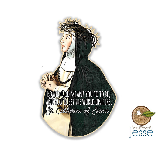 St. Catherine of Siena Catholic Sticker