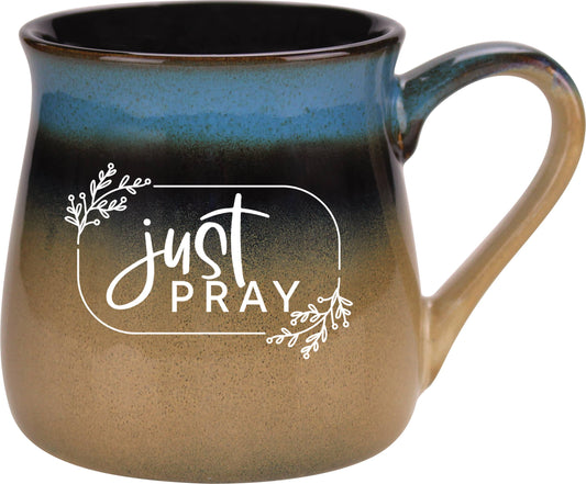 Just Pray - Designer Mugs-Reactive