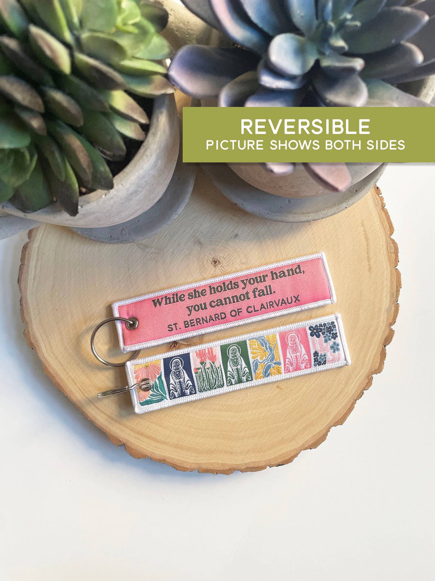 Saints Keychains & Bag Tags