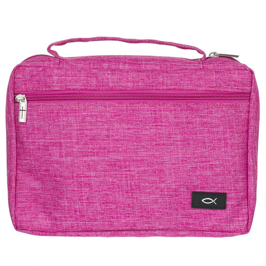 Bible Cover Value Pink Ichthus Patch
