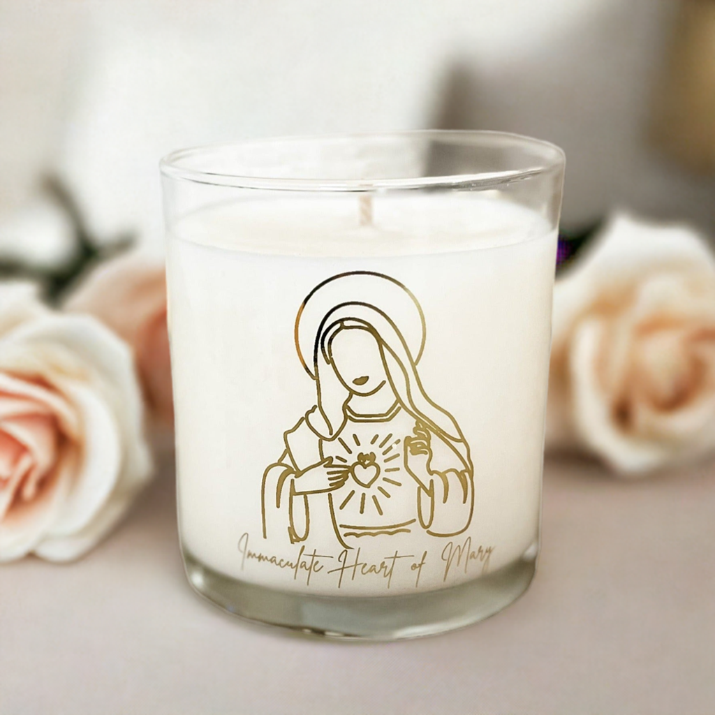 Immaculate Heart of Mary Soy Candle