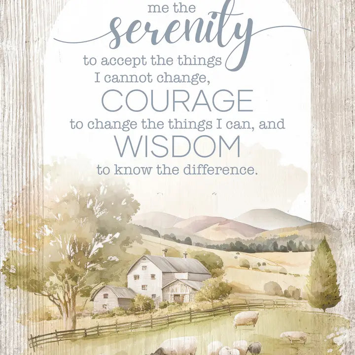 God Grant Me the Serenity - Mini Blessings 4X6