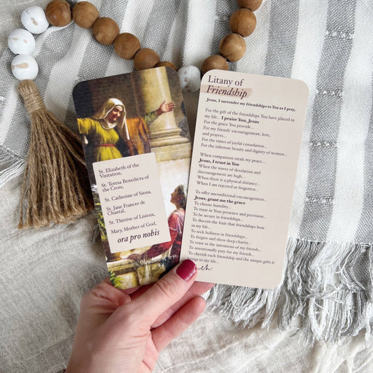 Litany of Friendship Prayer Card