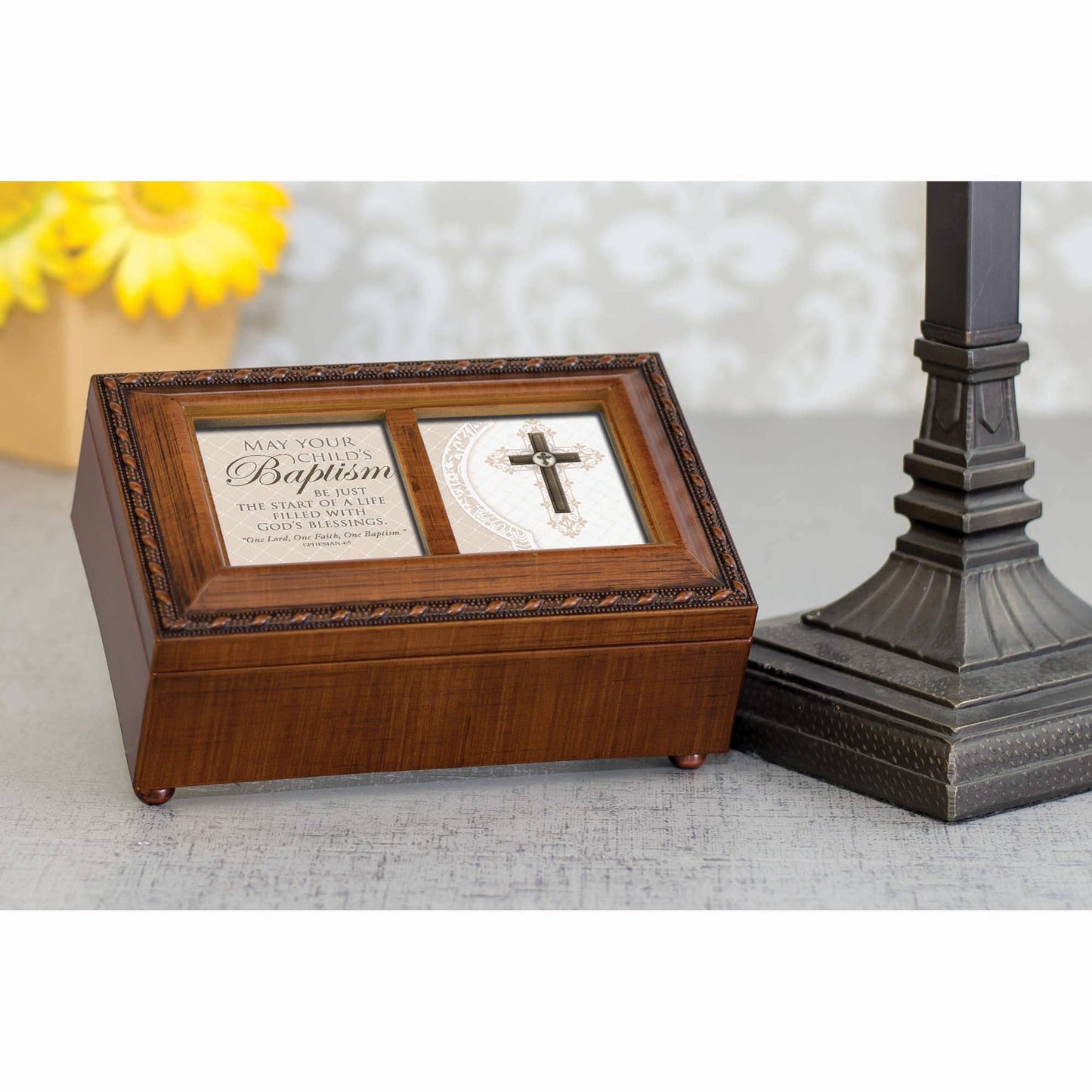 Your Childs Baptism Blessings Music Box