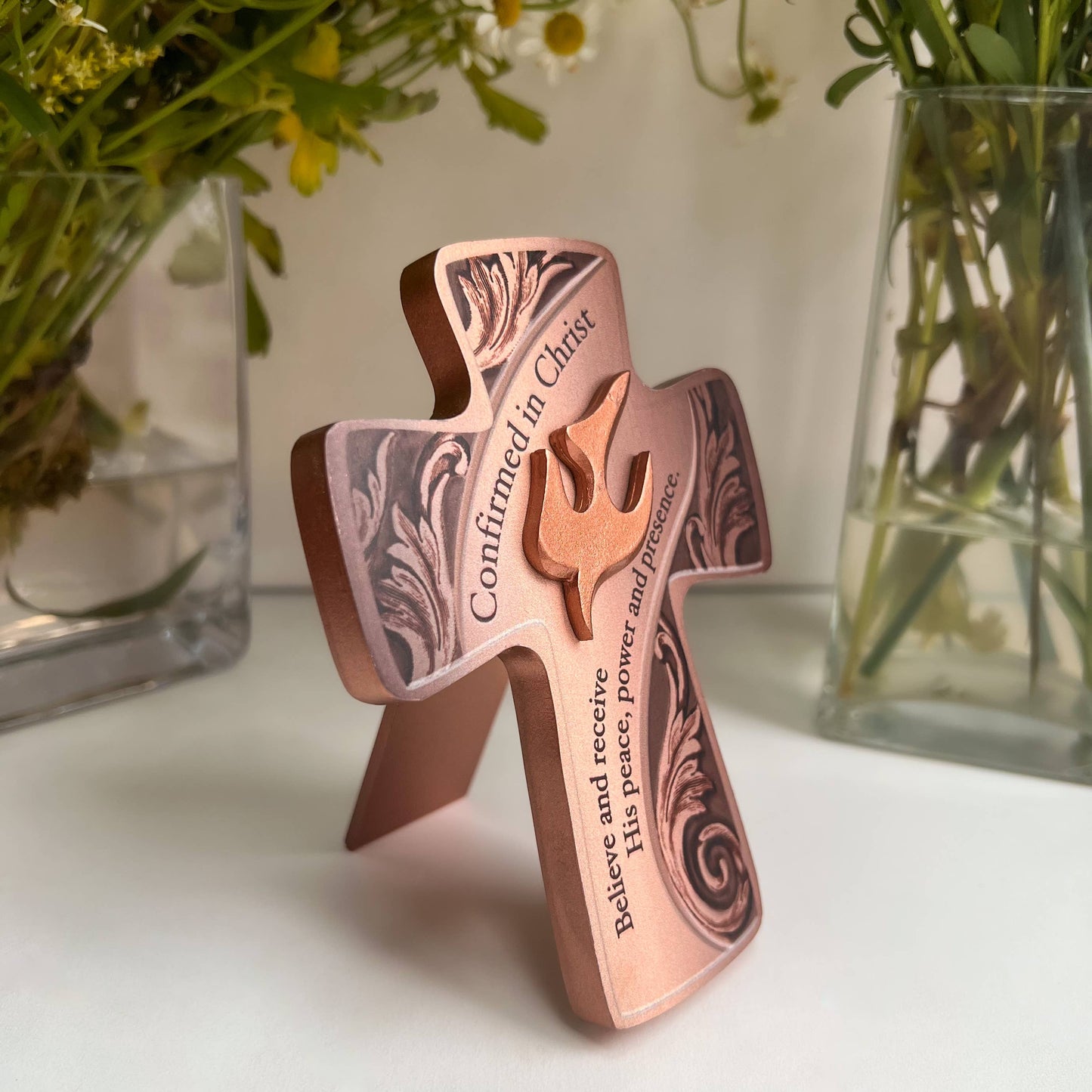 Dove Confirmation Cross