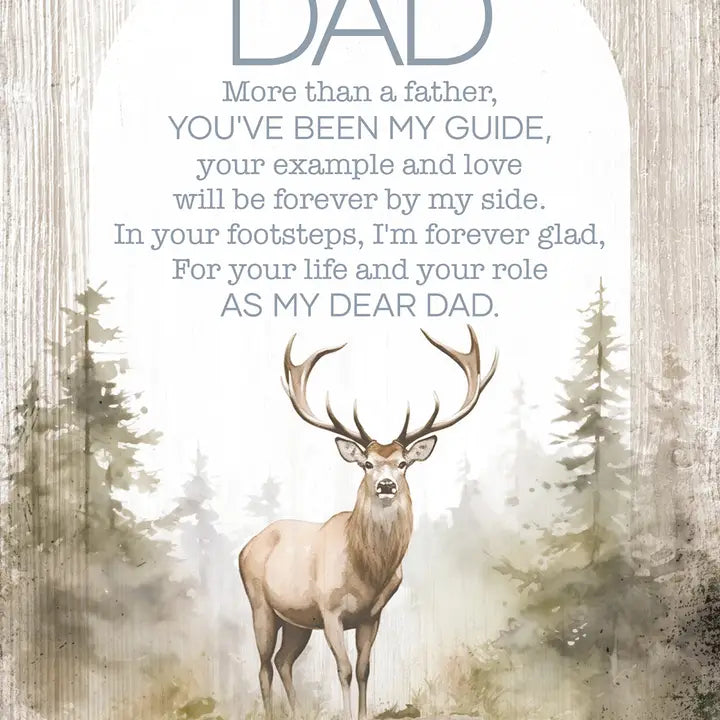 Dad-More Than - Mini Blessings 4X6
